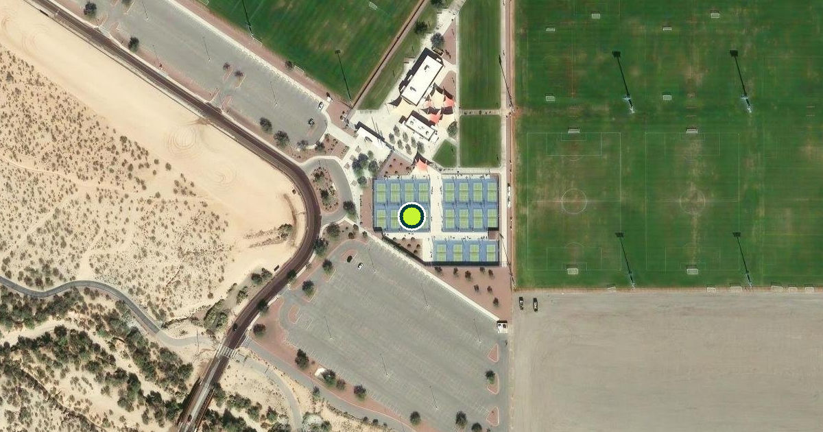Satellite view of Tucson Pickleball Courts