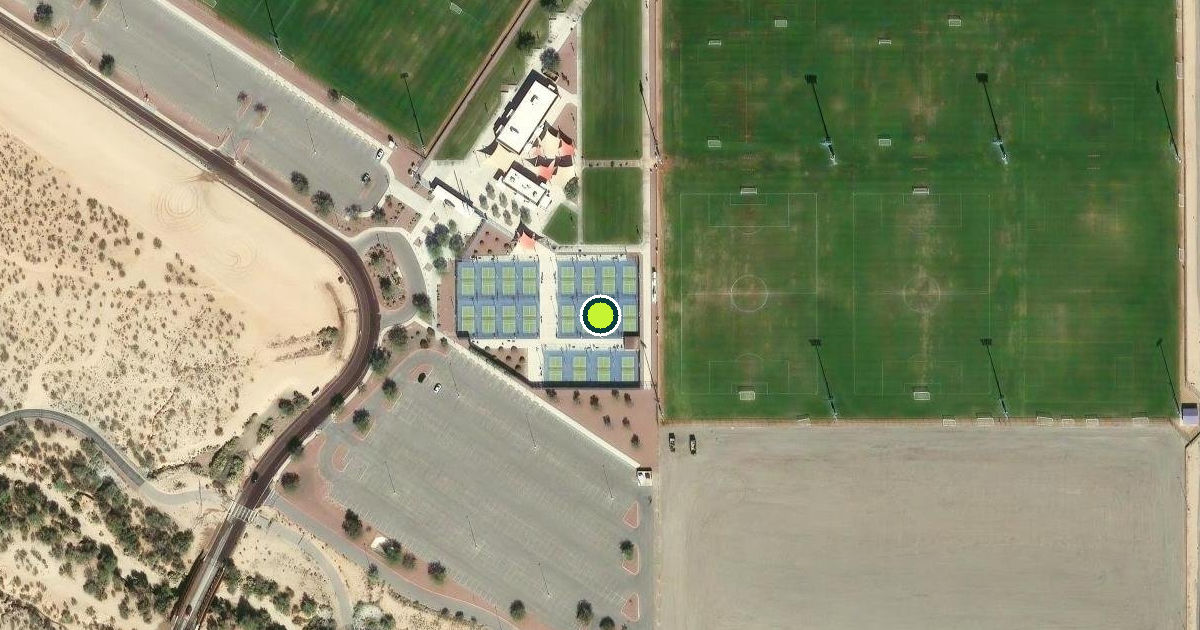 Satellite view of Tucson Pickleball Courts