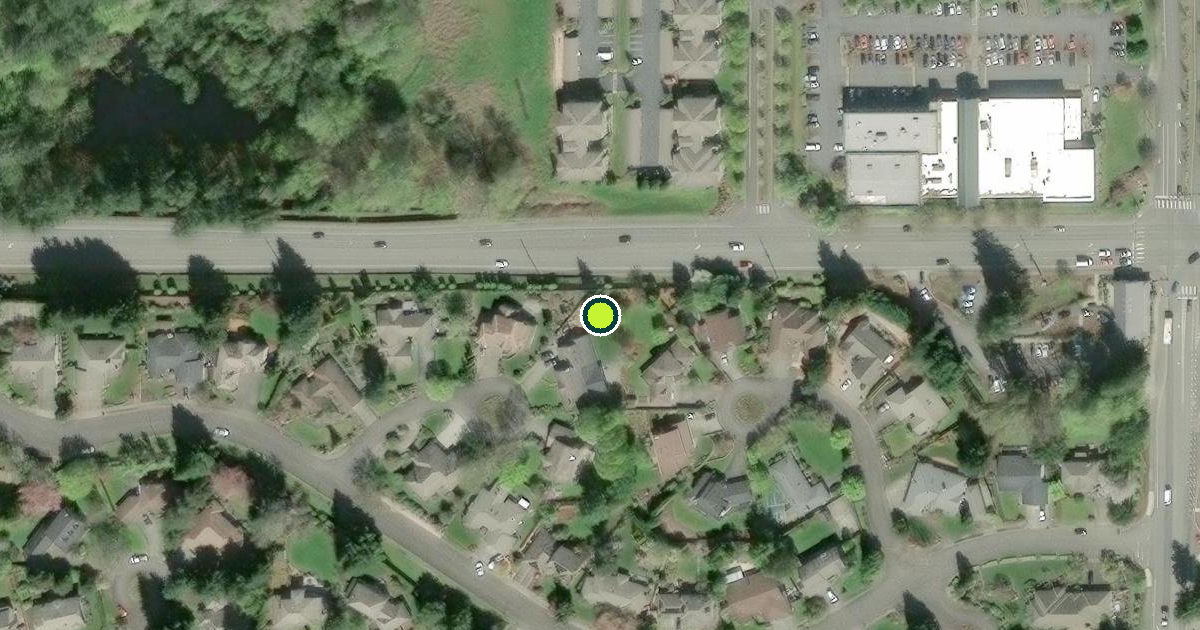 Satellite view of Tumwater Pickleball Courts