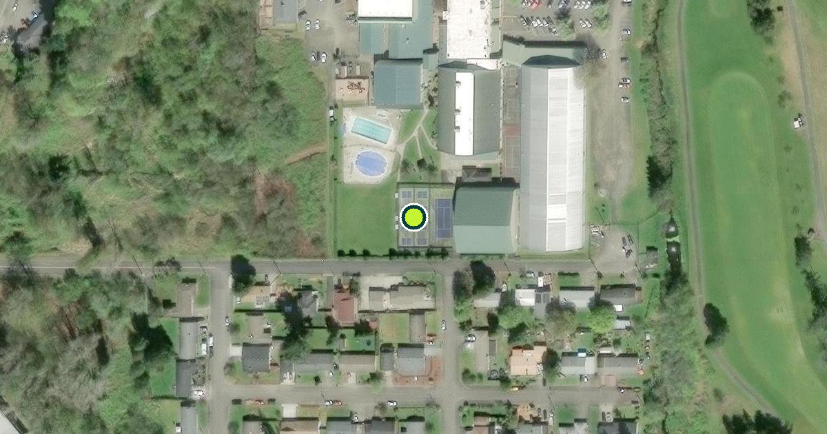 Satellite view of Tumwater Pickleball Courts