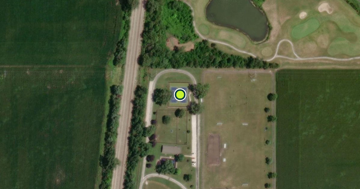 Satellite view of Tuscola Pickleball Courts