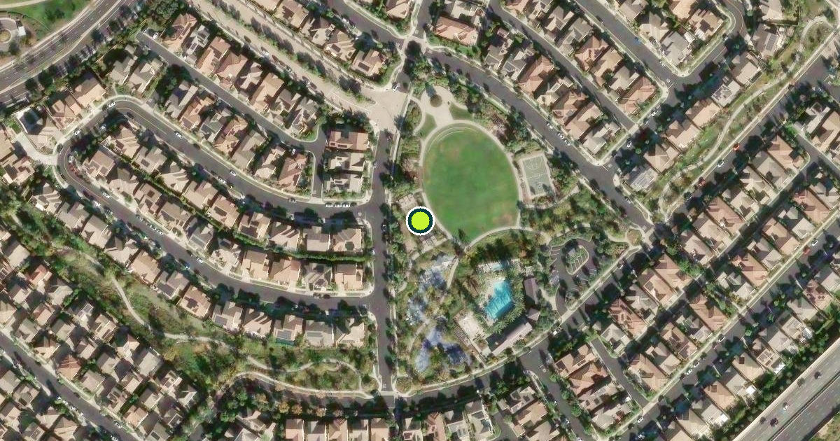 Satellite view of Tustin Pickleball Courts