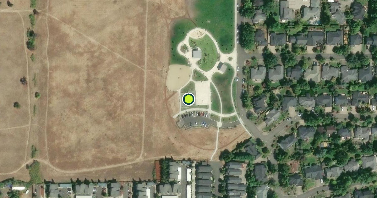 Satellite view of Umso Park Pickleball Courts
