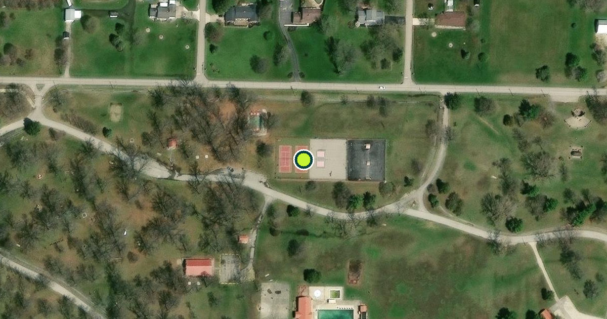 Satellite view of Union City Pickleball Courts