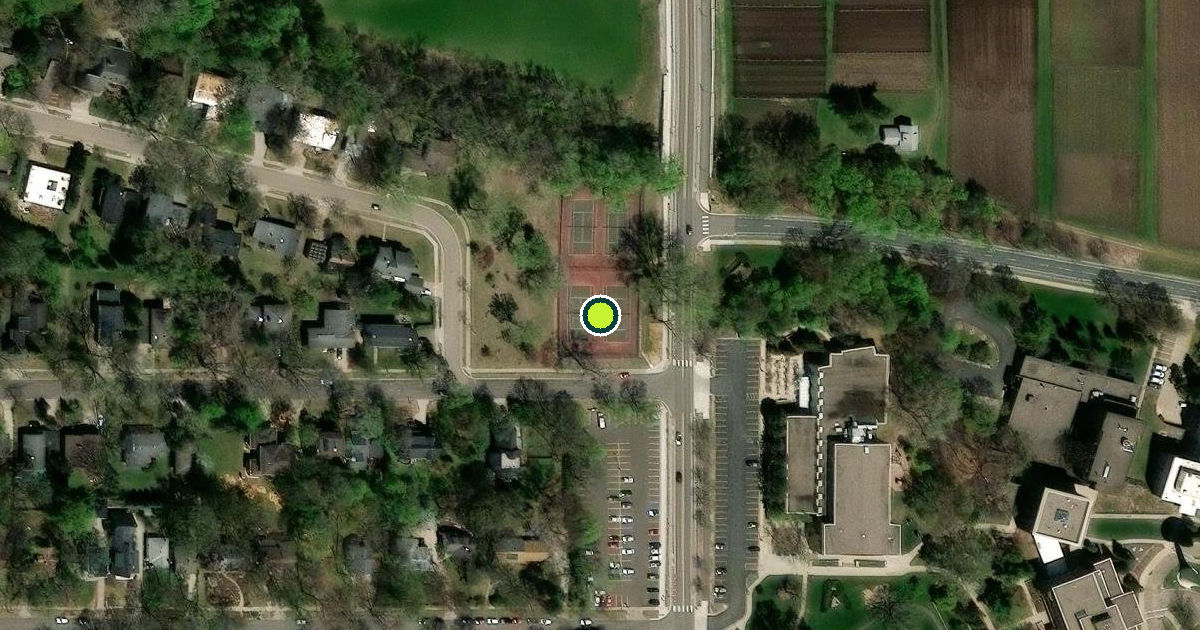 Satellite view of University of Minnesota, Twin Cities Campus Pickleball Courts