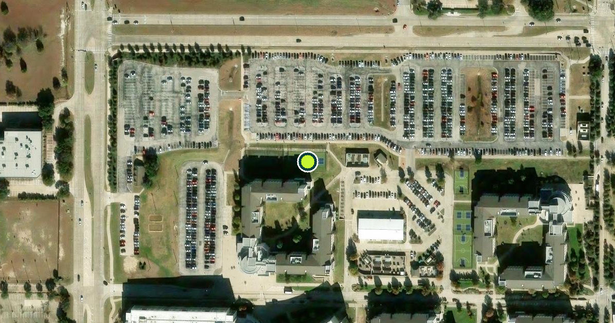 Satellite view of University of Texas at Dallas Pickleball Courts