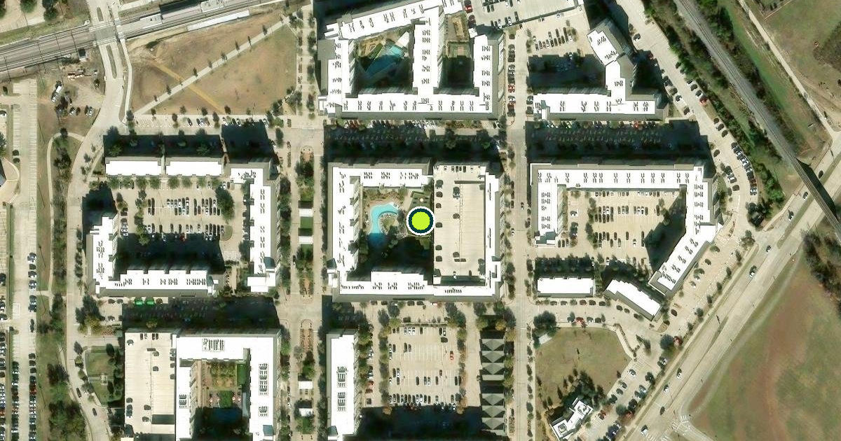 Satellite view of University of Texas at Dallas Pickleball Courts