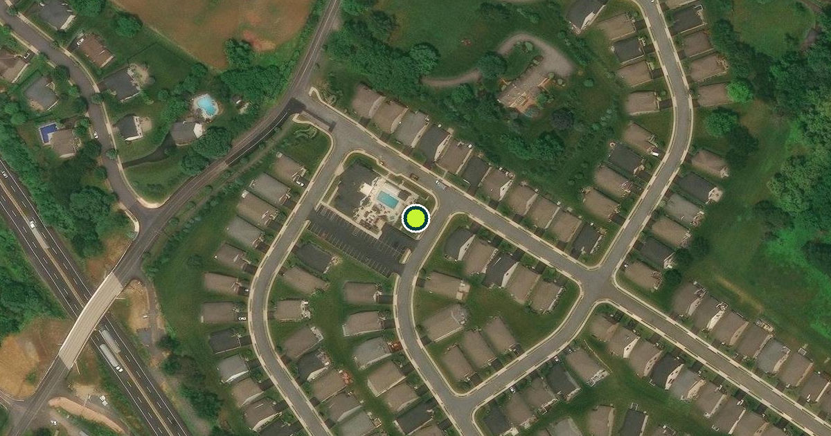Satellite view of Upper Milford Township Pickleball Courts