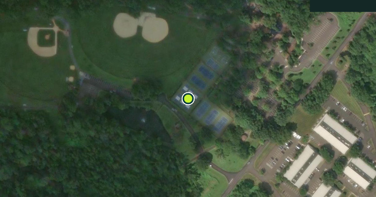 Satellite view of Upper Moreland Township Pickleball Courts