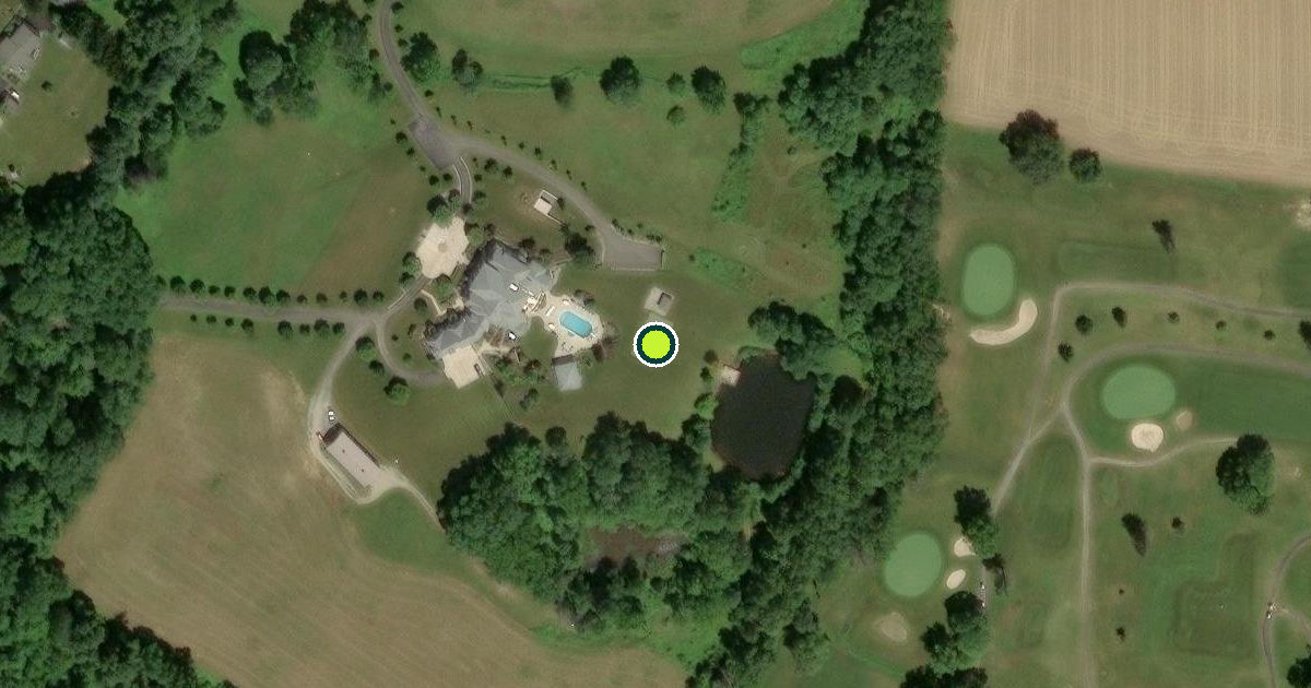 Satellite view of Upper Saucon Pickleball Courts