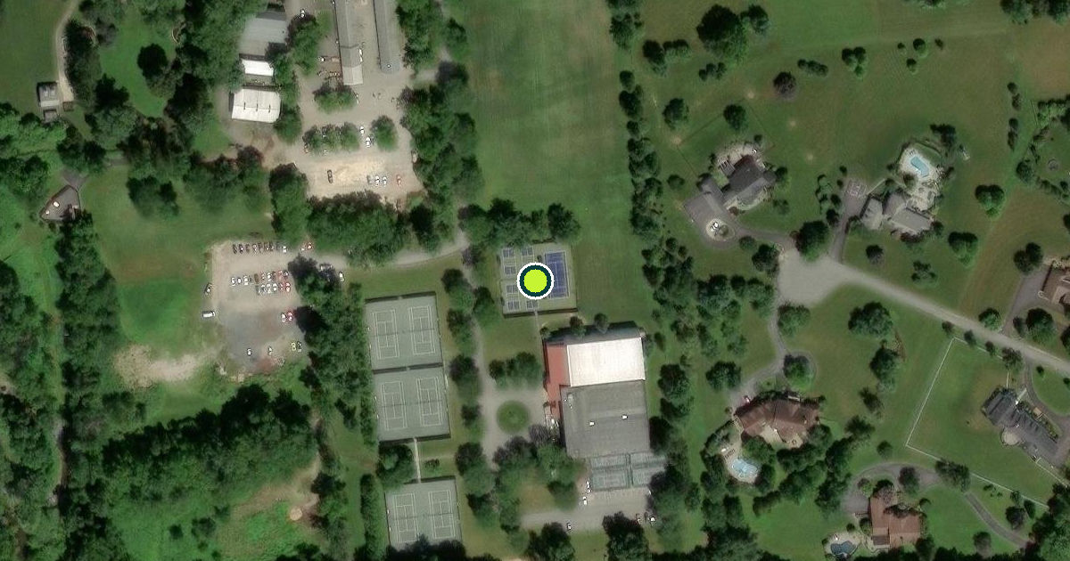 Satellite view of Upper Saucon Pickleball Courts
