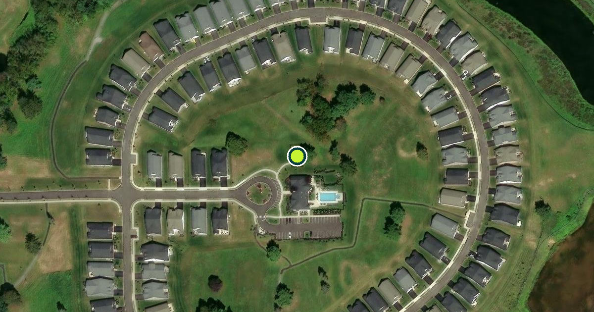 Satellite view of Upper Saucon Pickleball Courts