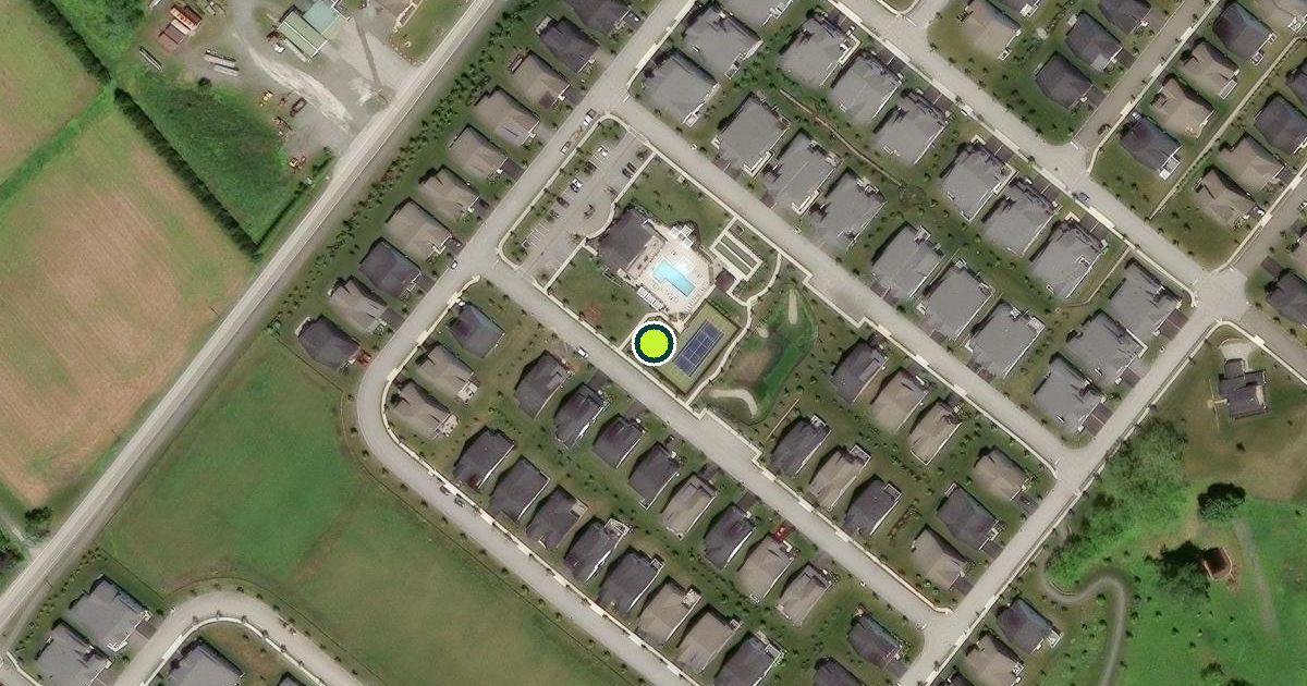 Satellite view of Upper Uwchlan Township Pickleball Courts