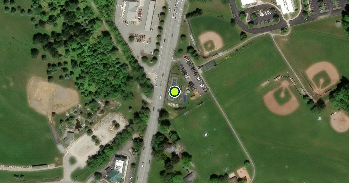 Satellite view of Uwchlan Township Pickleball Courts