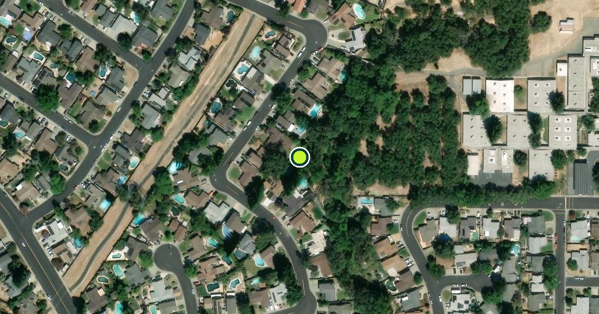 Satellite view of Vacaville Pickleball Courts