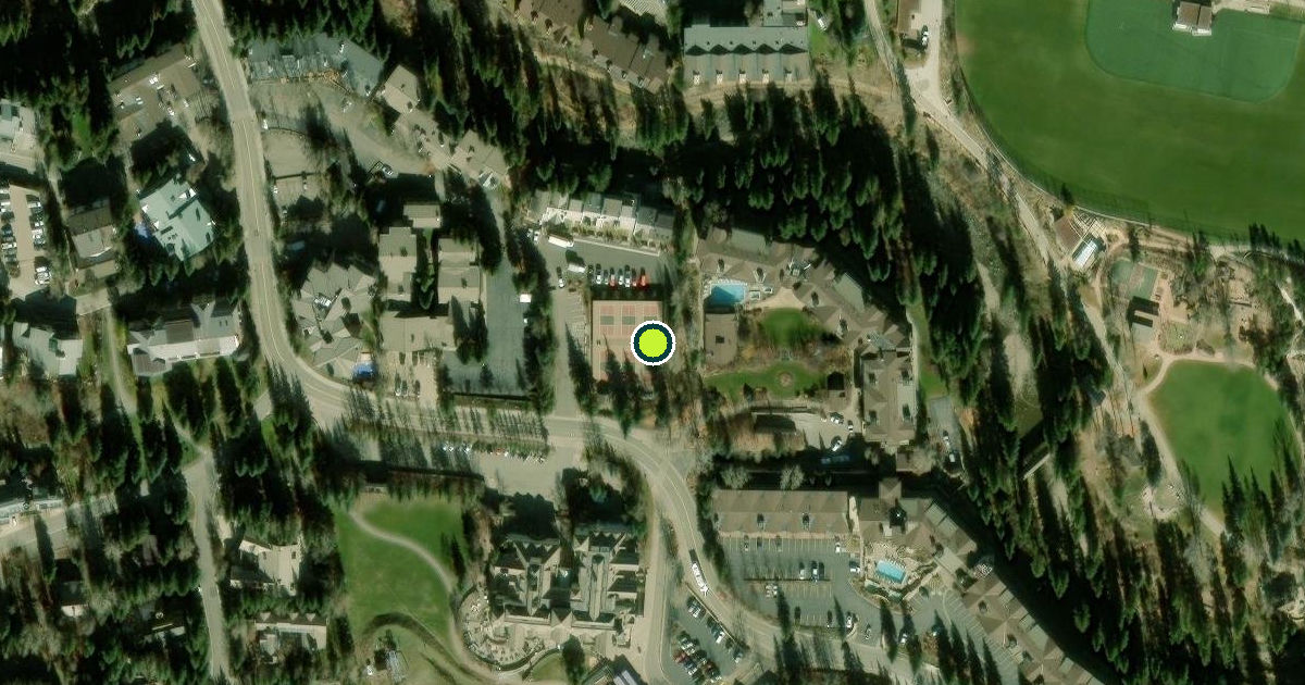 Satellite view of Vail Pickleball Courts
