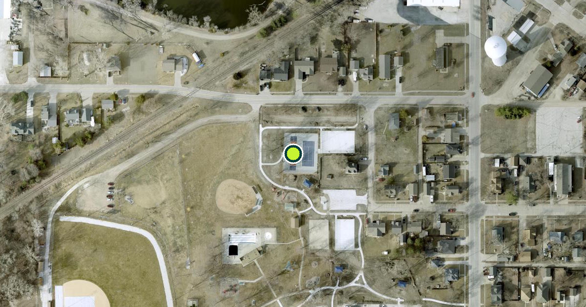 Satellite view of Valley Pickleball Courts