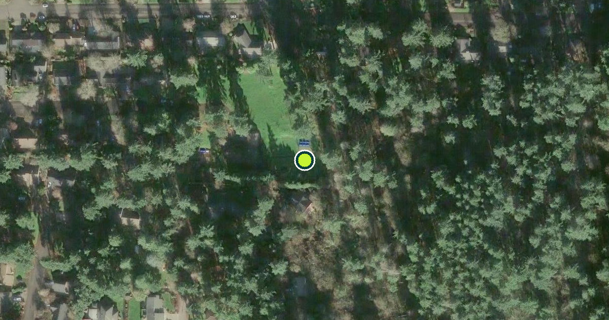 Satellite view of Vancouver Pickleball Courts