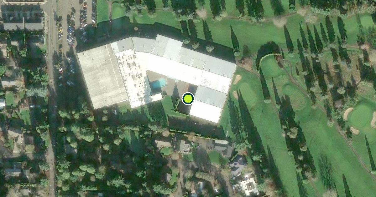 Satellite view of Vancouver Pickleball Courts