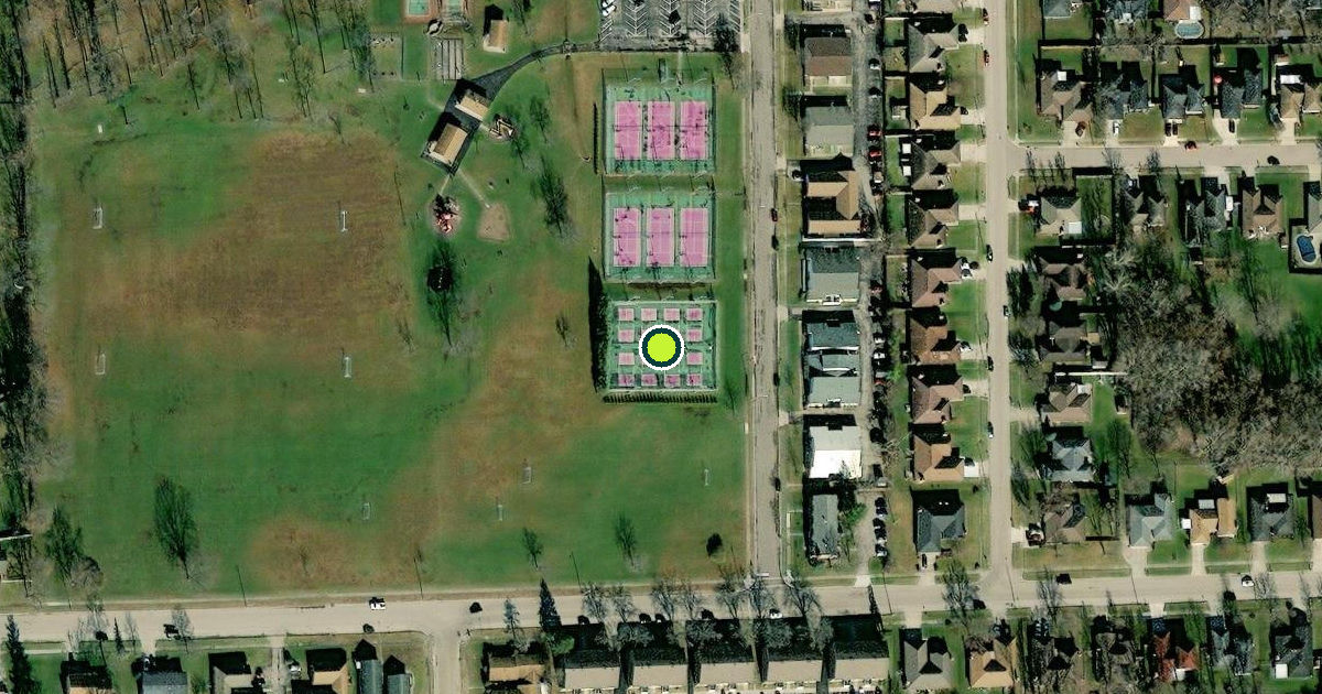 Satellite view of Vandalia Pickleball Courts