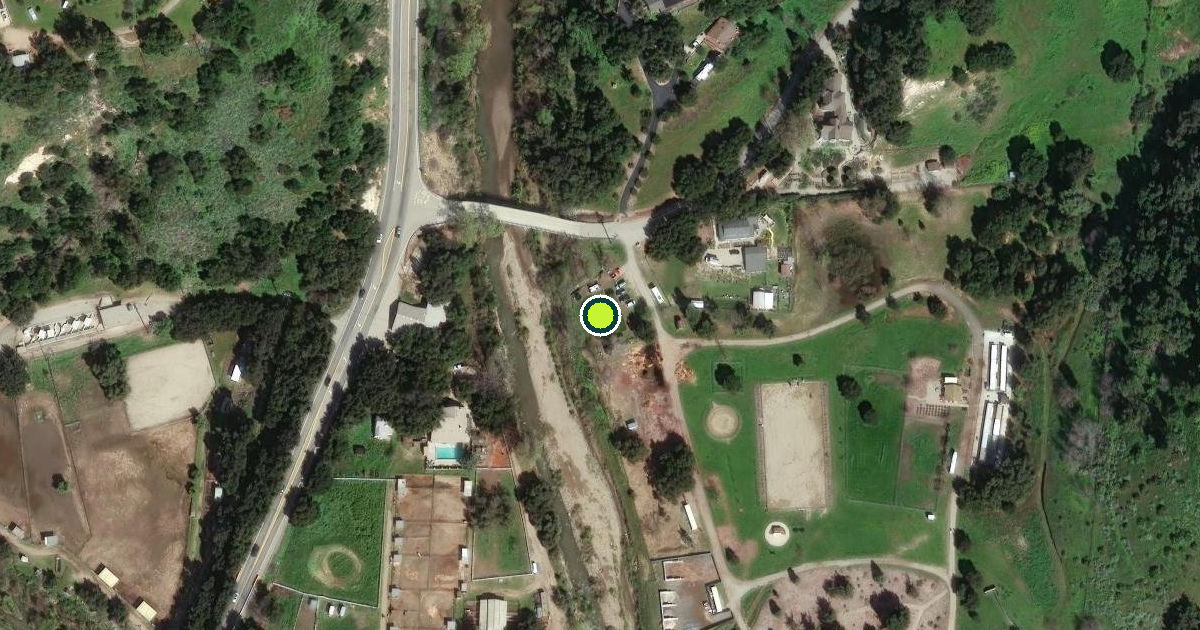 Satellite view of Ventura County Pickleball Courts