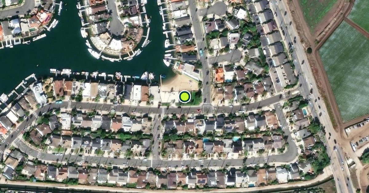 Satellite view of Ventura Pickleball Courts