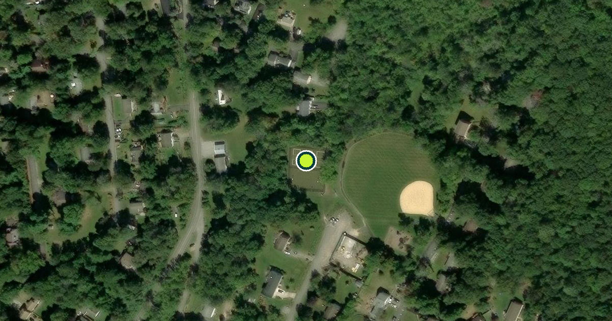 Satellite view of Vernon Township Pickleball Courts