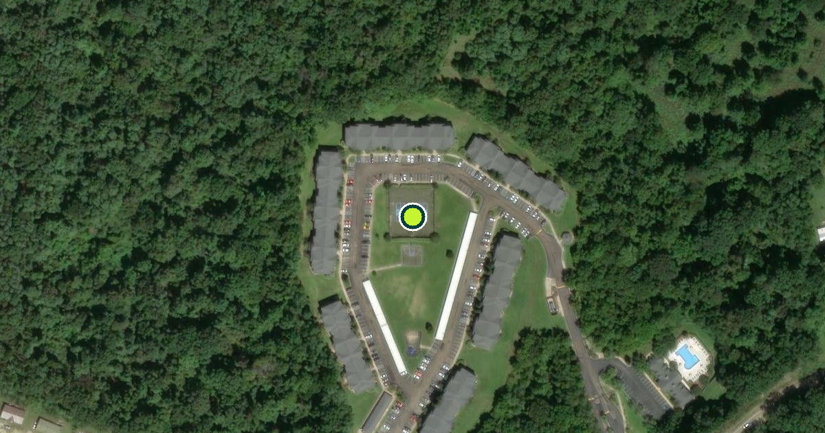 Satellite view of Vicksburg Pickleball Courts
