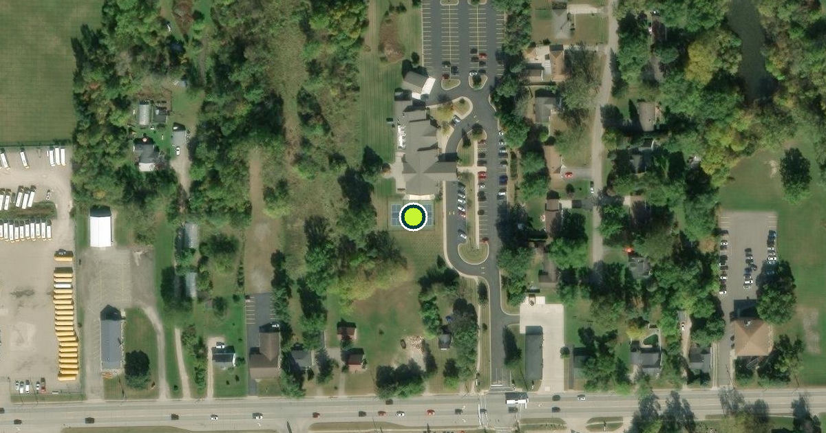 Satellite view of Vienna Charter Township Pickleball Courts