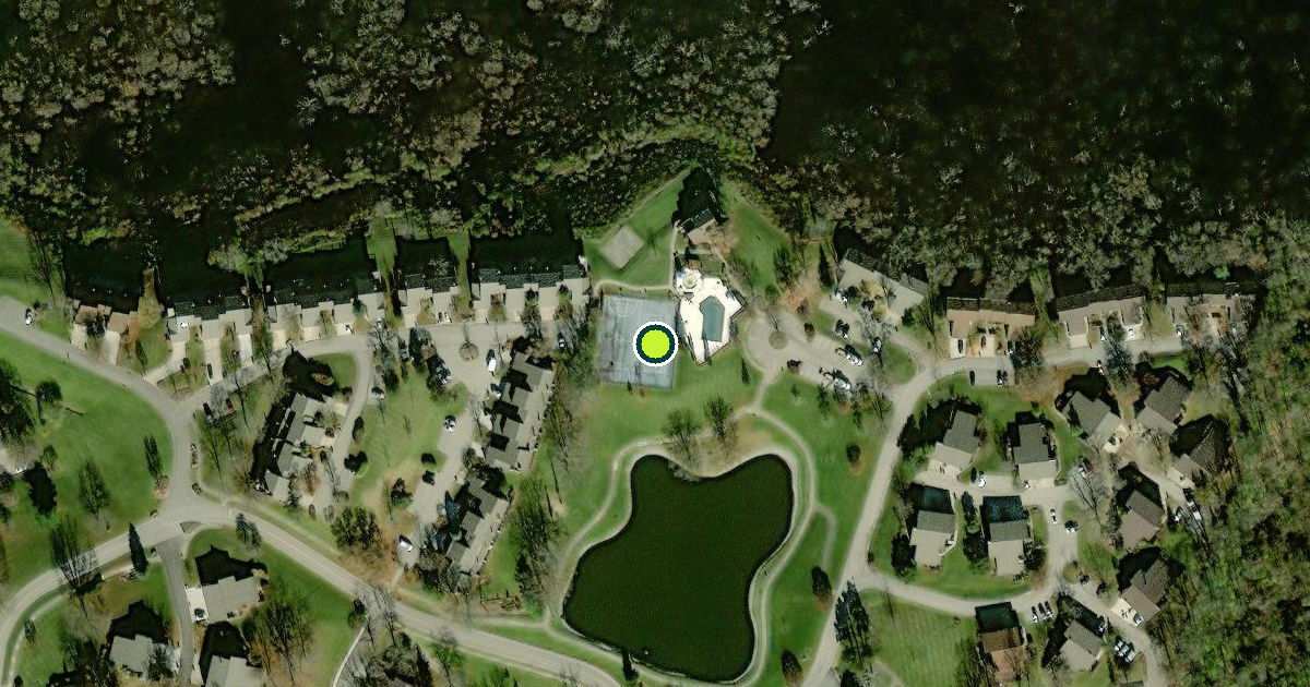 Satellite view of Villa Hills Pickleball Courts