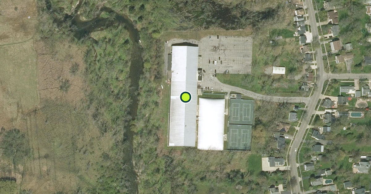 Satellite view of Village Glen Tennis & Pickleball