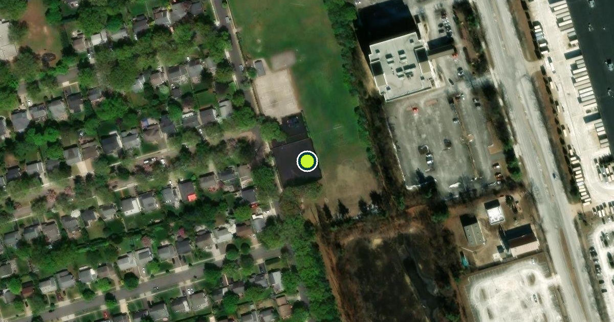Satellite view of Village of Garden City Pickleball Courts