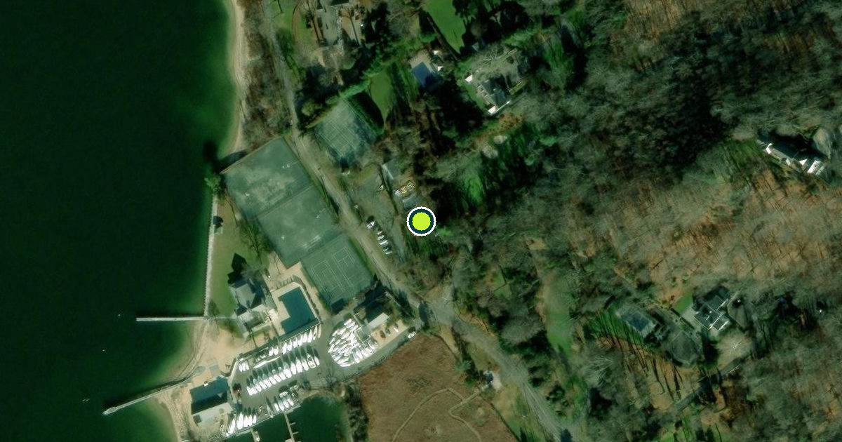 Satellite view of Village of Lloyd Harbor Pickleball Courts