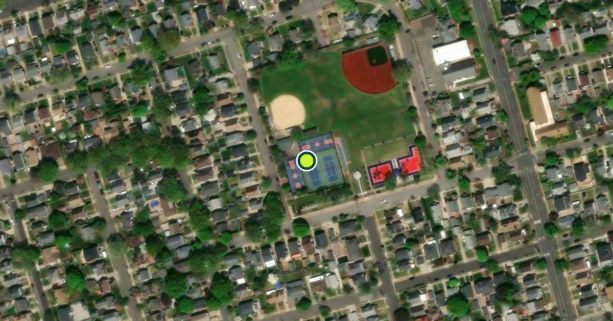 Satellite view of Village of New Hyde Park Pickleball Courts