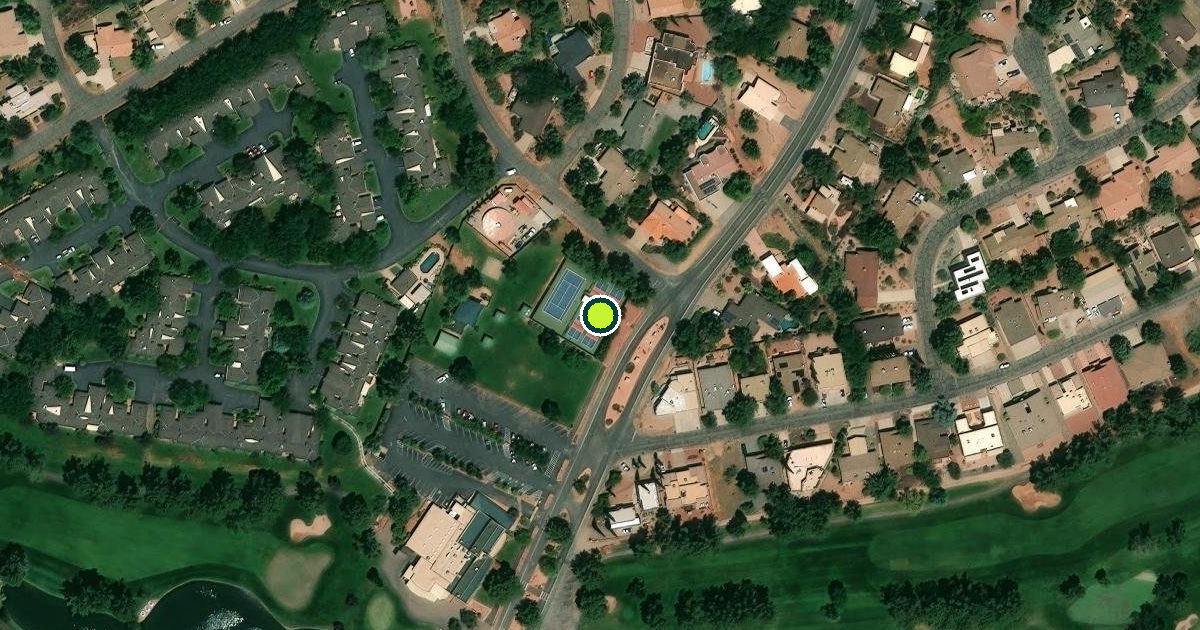 Satellite view of Village of Oak Creek Pickleball Courts