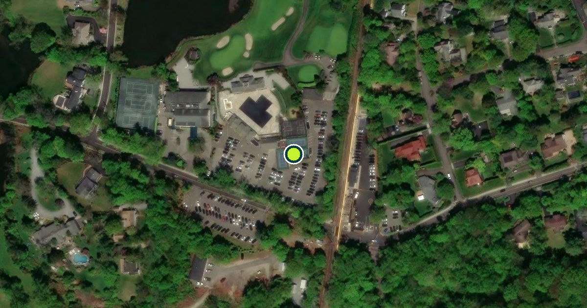 Satellite view of Village of Plandome Pickleball Courts