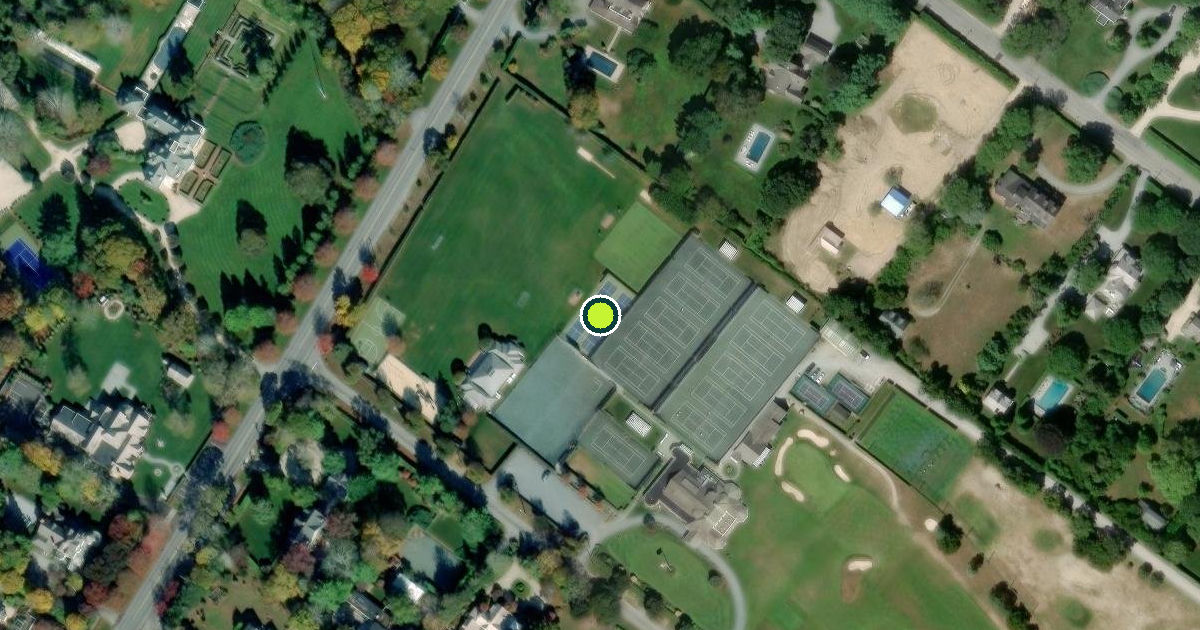 Satellite view of Village of Quogue Pickleball Courts