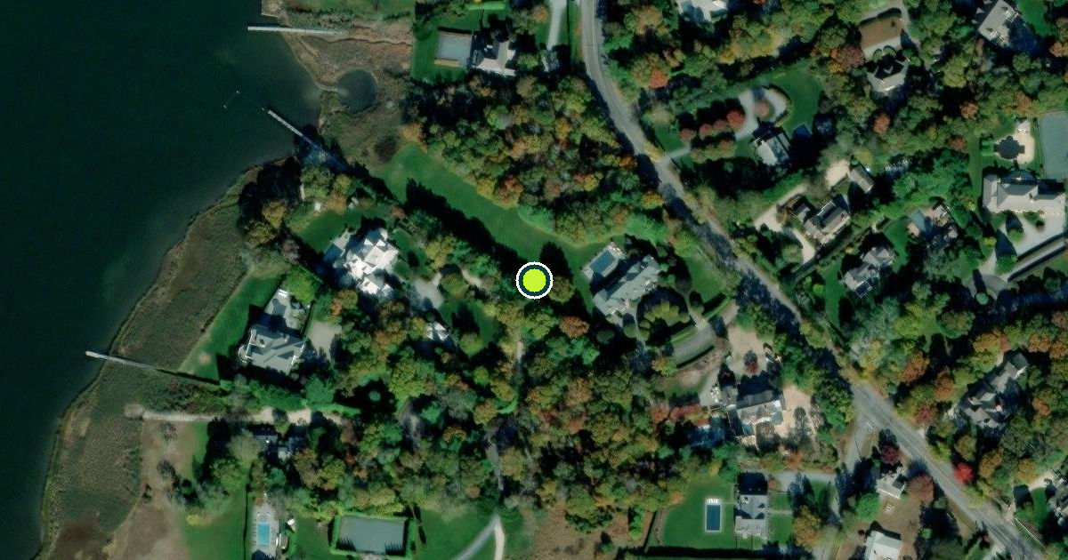 Satellite view of Village of Quogue Pickleball Courts
