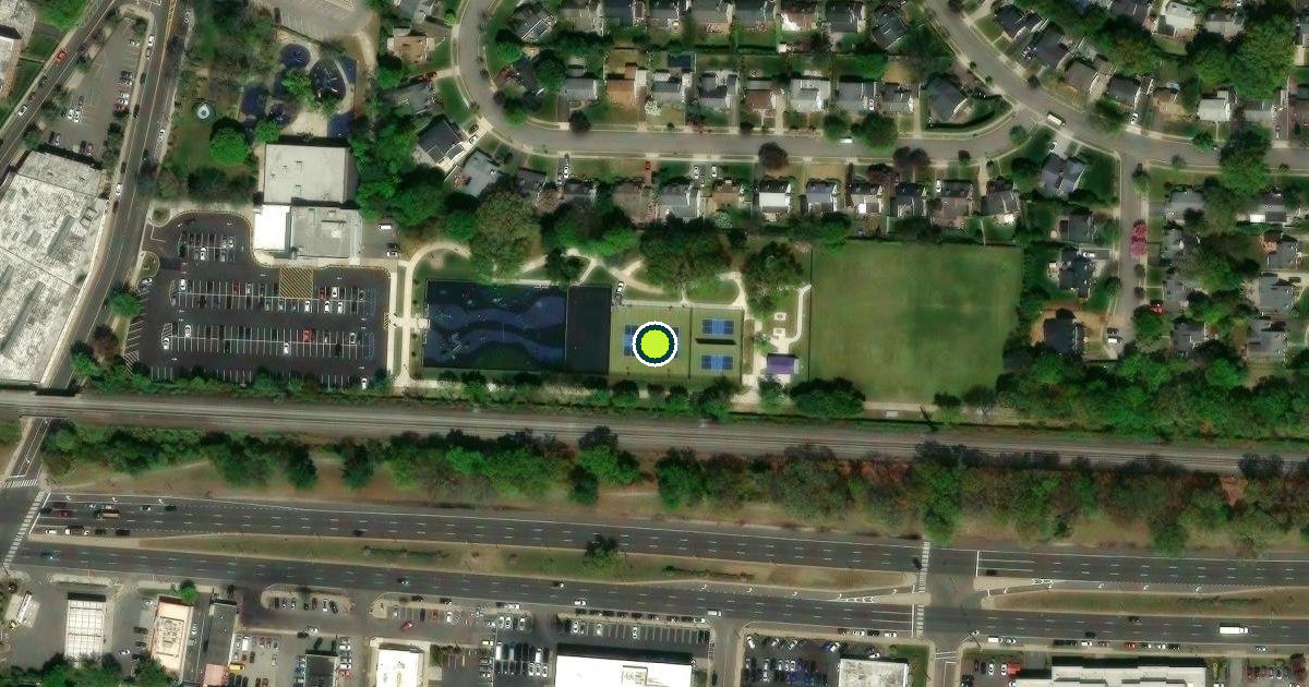 Satellite view of Village of Rockville Centre Pickleball Courts