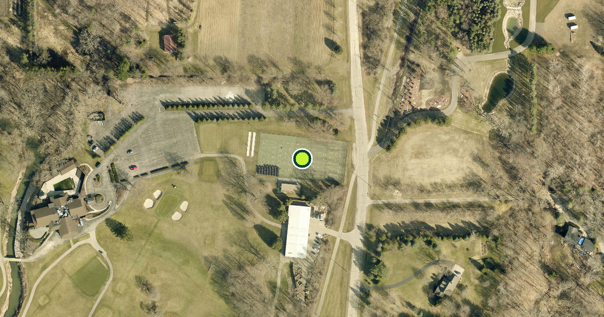 Satellite view of Village of Somers Pickleball Courts