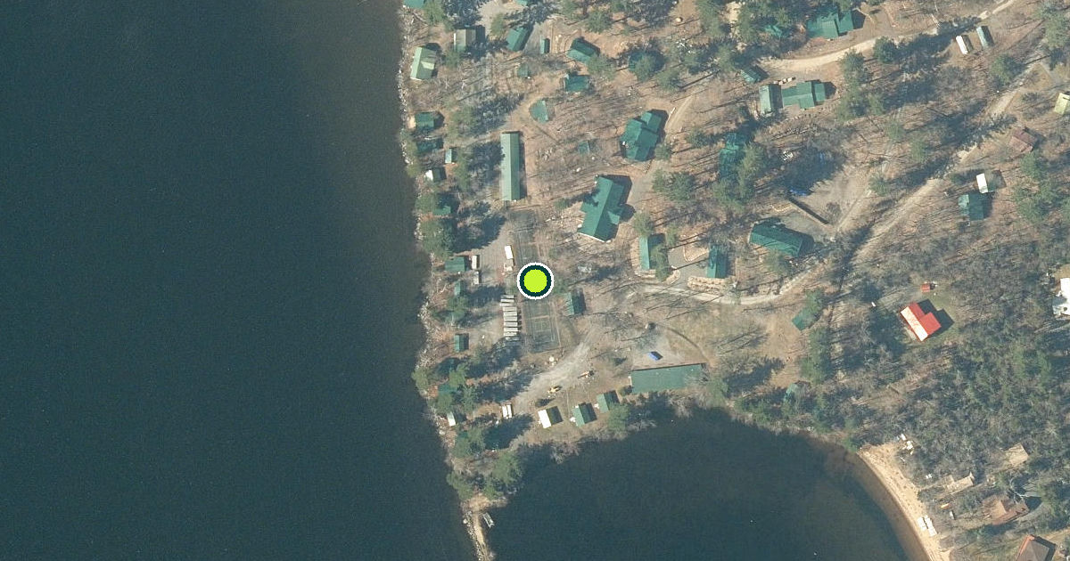 Satellite view of Village of Speculator Pickleball Courts