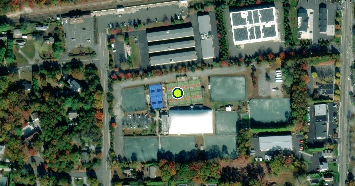 Satellite view of Village of Westhampton Beach Pickleball Courts