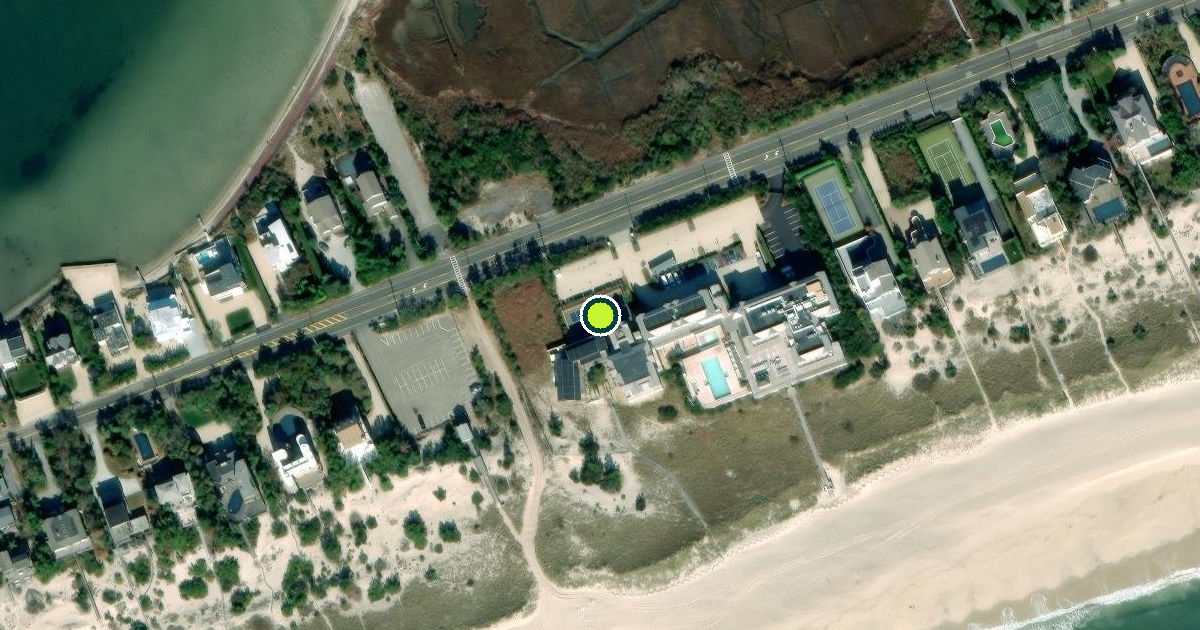 Satellite view of Village of Westhampton Beach Pickleball Courts