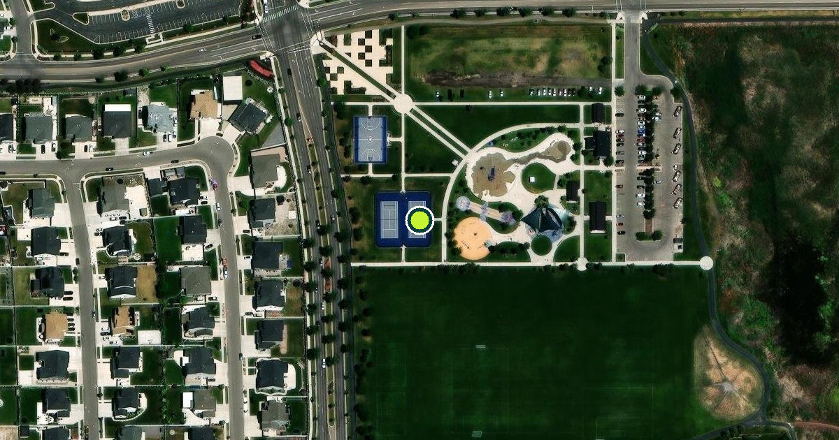 Satellite view of Vineyard Pickleball Courts