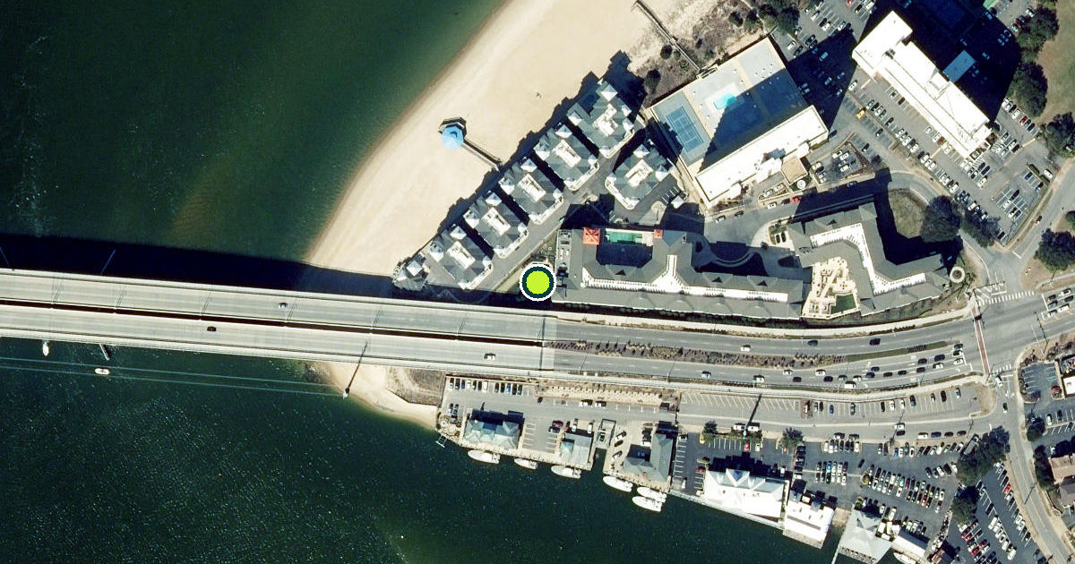 Satellite view of Virginia Beach Pickleball Courts