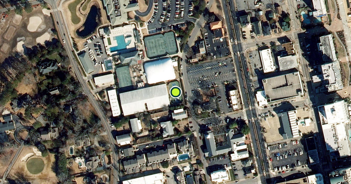 Satellite view of Virginia Beach Pickleball Courts