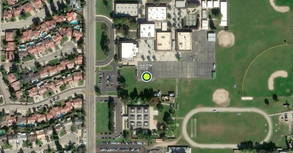 Satellite view of Visalia Pickleball Courts