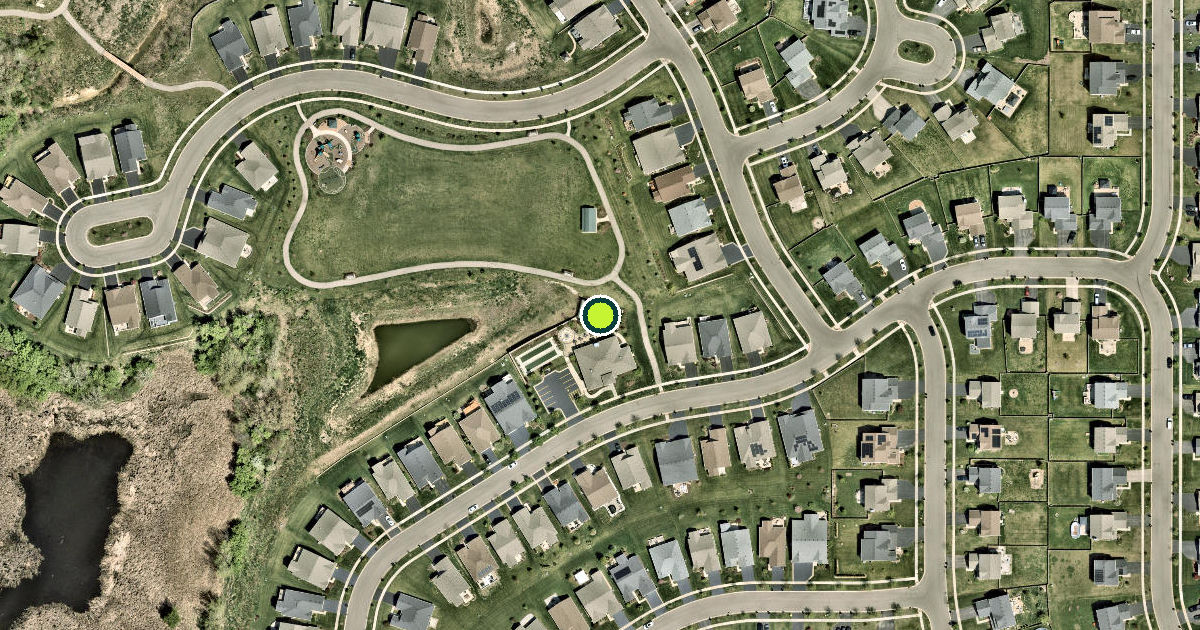 Satellite view of Volo Pickleball Courts