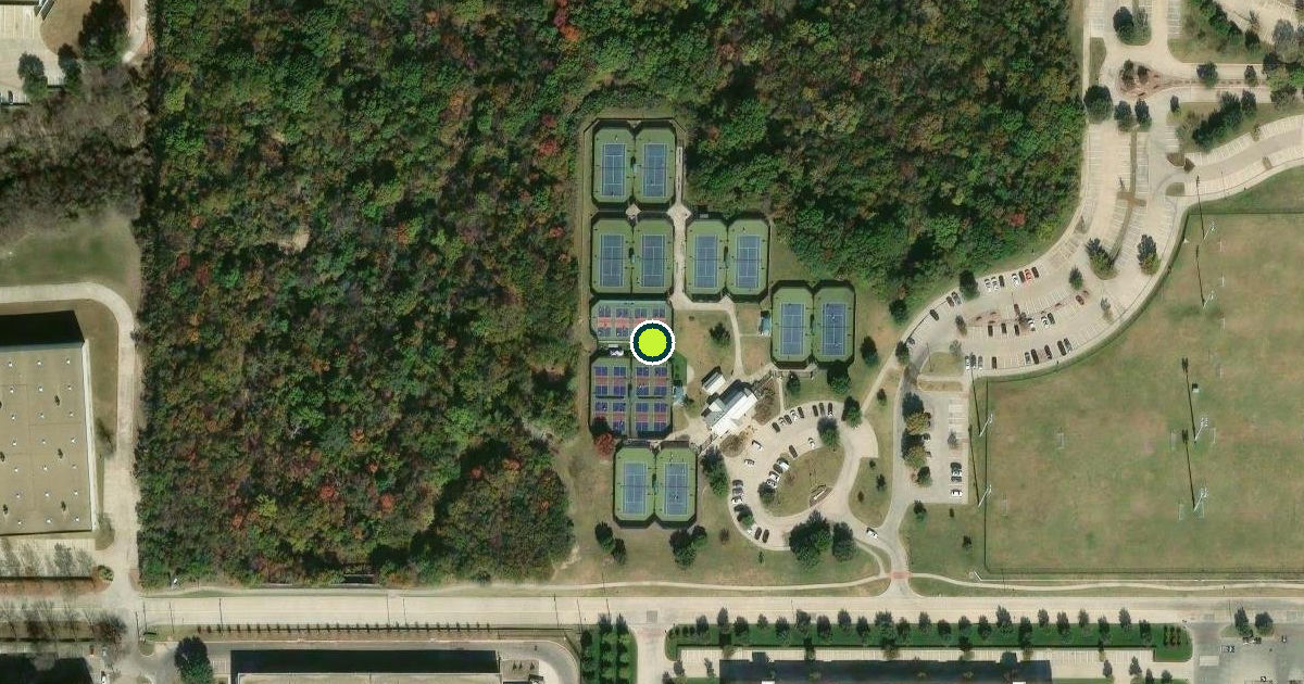 Satellite view of Wagon Wheel Tennis and Pickleball Center