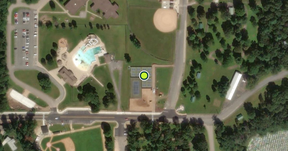 Satellite view of Wakanda Park Pickleball Courts
